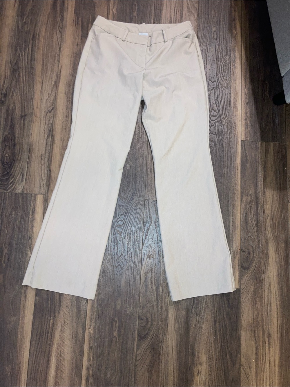 Worthington Cream Wide-Leg Dress Pants